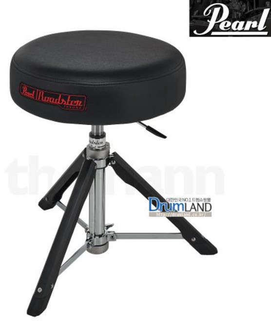 펄 고급형 드럼의자 D-1500RGL Pearl Round Drum Throne Chair D1500RGL