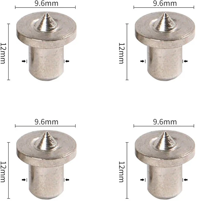 문짝지그 패널 가구 포 목공 통나무 다월 팁 라운드 핀 로케이터 센터 펀칭 DIY 6 4 개, 01 HW, 03 6 4PCS