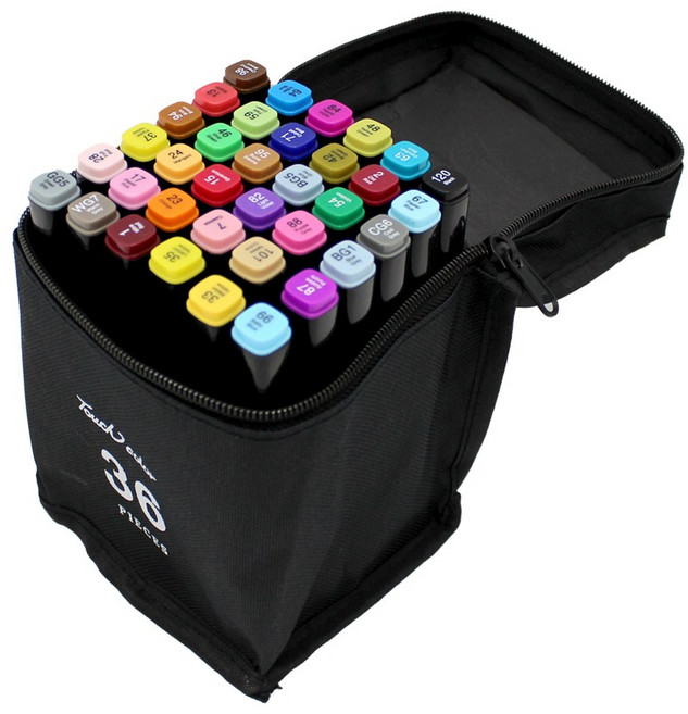 드로잉 트윈 마카 36색 세트, 1개