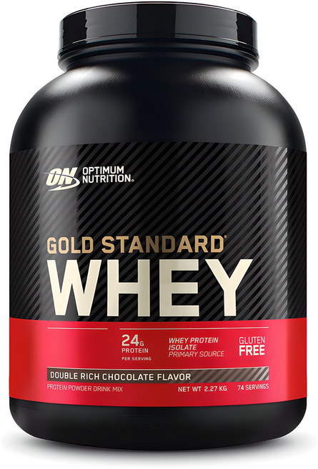 옵티멈뉴트리션 골드 스탠다드 웨이 초코맛 프로틴 파우더, 2.27kg, 1개