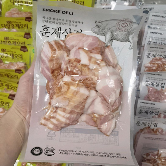 팜덕 어메이징 훈제 삼겹, 500g, 1개