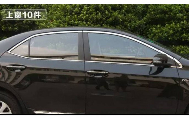 【車王小舖】豐田 Toyota 2014年 第11代 ALTIS上車窗飾條 ALTIS上車窗亮條 ALTIS上窗飾條組, 1個