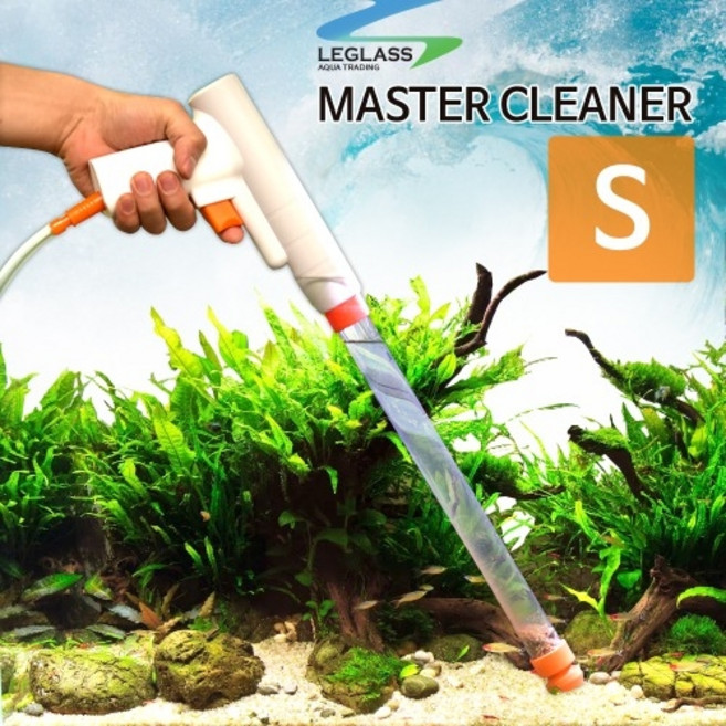 리글라스 마스터 클리너 S (사이펀 / 어항청소) 물멍몰 관상어 용품, 1개