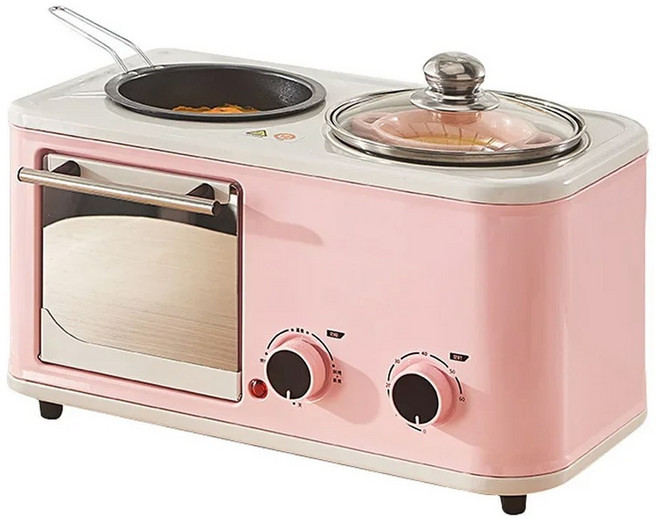 BLY-ZA02 4 In 1 아침 식사 기계 계란 타르트 노른자 과자 굽기 기계 스테이크 팬케이크 기계 220V/600W 빵, 110V, EU, 1개