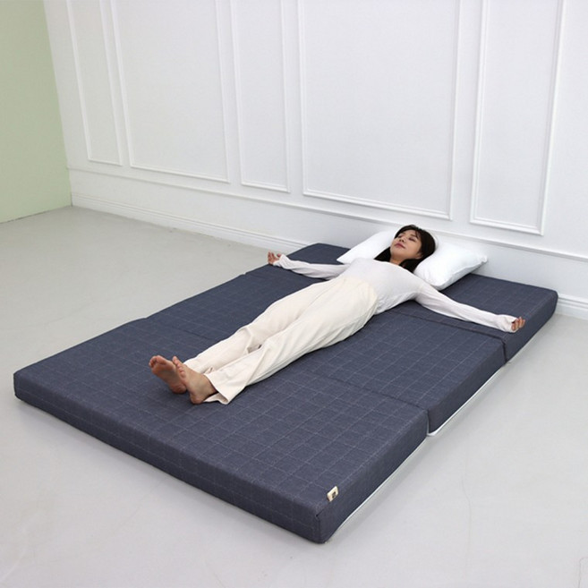 접이식 침대 매트리스 13cm 침대토퍼 누빔매트 두꺼운 수면매트