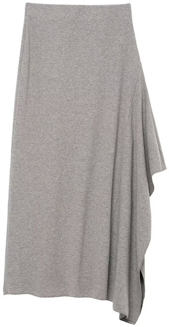 【不對稱設計】迷笛裙 半身裙 中長裙 百褶裙 A字裙 高腰顯瘦 歐美風 秋季新款 外貿尾單 通勤約會穿搭