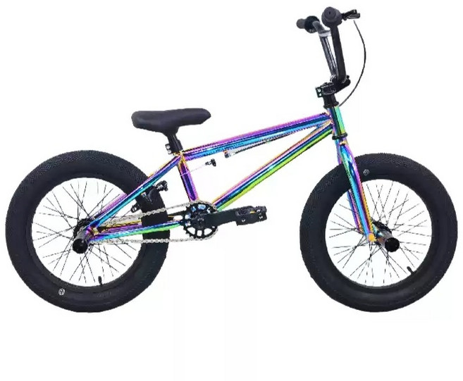 BMX 자전거 16인치 액션 묘기자전거 입문용 비엠엑스, 05.무광블루