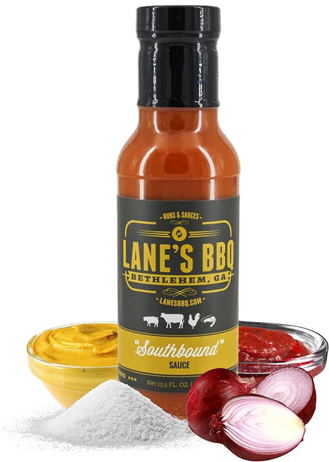 Lane's Kinda Sweet BBQ 소스 천연 치킨 마리네이드 바베큐 쇠고기 돼지고기 윙 소스에 적합 미국산 382.7g(13.5온스), Barbecue, 382.7g, 1