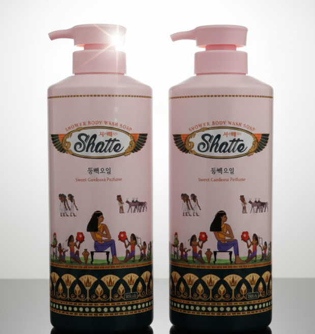 무궁화 샤워때비누 900ml 동백오일 x 2개