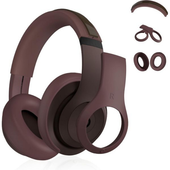 이어패드 한 쌍 헤드셋 커버 헤드폰 비츠 스튜디오 프로용 3 in 1 실리콘 케이스 긁힘 방지 이어 패드 케이스 커버/쉘 커버/헤드밴드 커버 액세서리 소프트 스킨 프로 브라, Brown