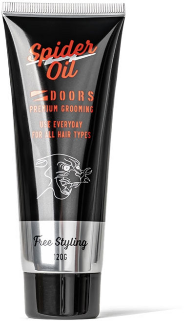 [자유자재로 스타일링 완성] 도어스 스파이더 오일 120g 남자 헤어에센스 헤어왁스, 1개, 120ml