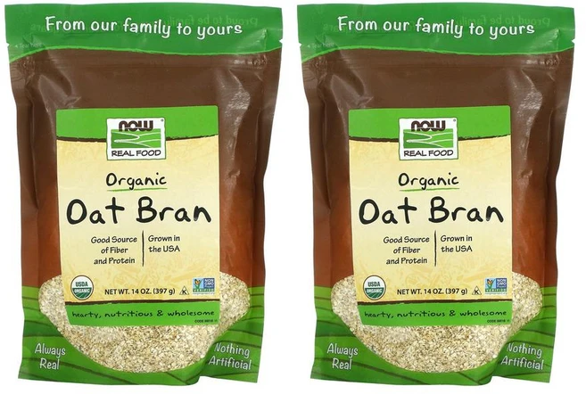 나우푸드 오트밀 귀리 밀기울 겨 분말 가루 파우더 397g 2개 - 쿠팡