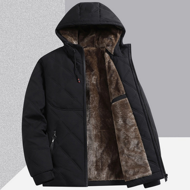 삼제태전 남성자켓 겨울용 패딩 재킷 두꺼운 기모 후드 보온