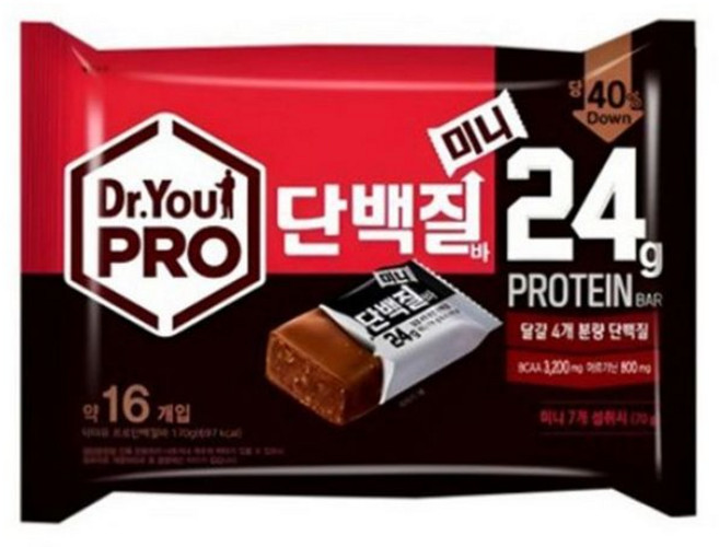 닥터유 프로 단백질바 170g 오리온, 1개