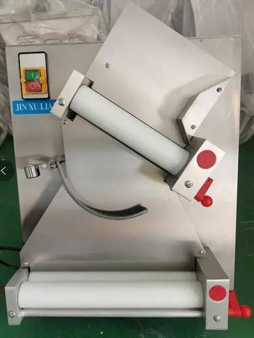 Jin 피자 도우 프레스기 파이 단일 3 12인치 압착기 반죽 자동 업소용 헤드 롤러 기계 완전 자동 3 12인치, 베이킹 머신, 기본 모델명/품번