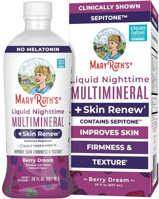 메리루스 스킨 리뉴 액상 비타민 나이트타임 멀티미네랄 세피톤 함유, 1개, 887ml - 쿠팡