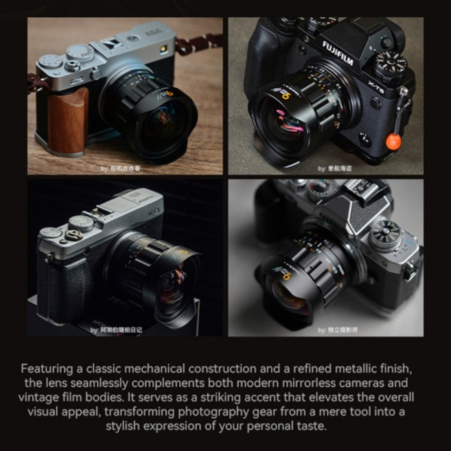 AstrHori APS-C 9mm F2.8 초광각 프라임 카메라 렌즈 (소니 E 캐논 니콘 후지필름 M43 마운트용) 인문사진, 05 M4 / 3, 01 9mm F2.8