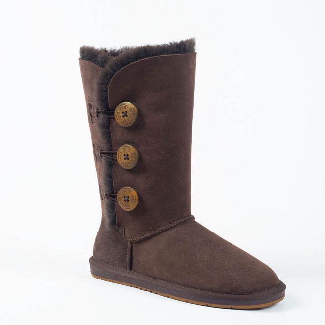 호주 오즈랜드 UGG 어그 호주 오즈랜드 여성용 클래식 3버튼어그 롱어그 여자 겨울 양털 정품 방수 미들부츠