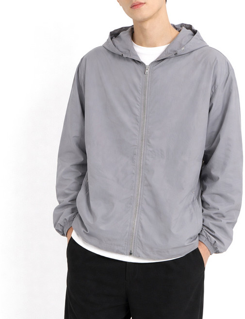 투엘 봄 간절기 여름 남자 후드 집업 바람막이점퍼