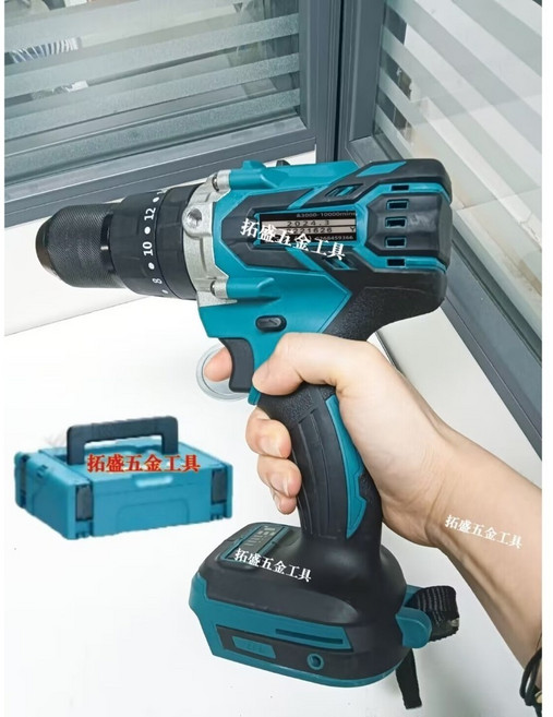 Makosa 18V 無刷衝擊電鑽 電動工具, 1個, 481電鑽【裸機+工具箱】送配件