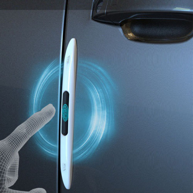 벤투로스 문콕방지 자동차 도어가드 실리콘 충격방지 차량용 흠집 방지, 블랙, 8개