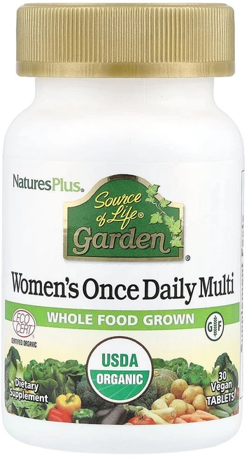 네이쳐스플러스 Source of Life Garden 여성 종합 비타민 30 비건 정, NAP30747, 1개, 30정 - 쿠팡