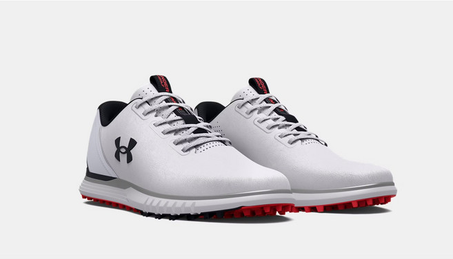 [언더아머_스포츠] 기능성 골프화 남성 와이드 스파이크리스 내수 통기성 TM3025380 하이브리드 밑창 수평 접지력
