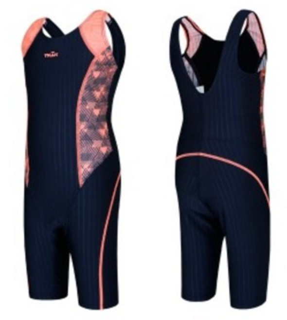 티막 [뉴코아 덕천점] 피트니스 U자4부 여아동 실내수영복 UKF0552