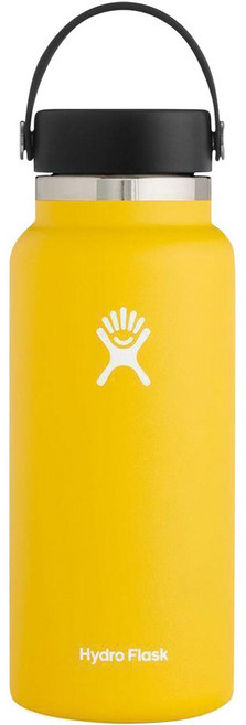 하이드로플라스크 텀블러 와이드마우스 보온보냉병 32oz 946ml, 옵션05) Yellow, 1개
