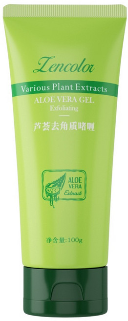 深層清潔 臉部身體磨砂膏 按摩去角質啫喱, 1個, 去角質蘆薈凝膠