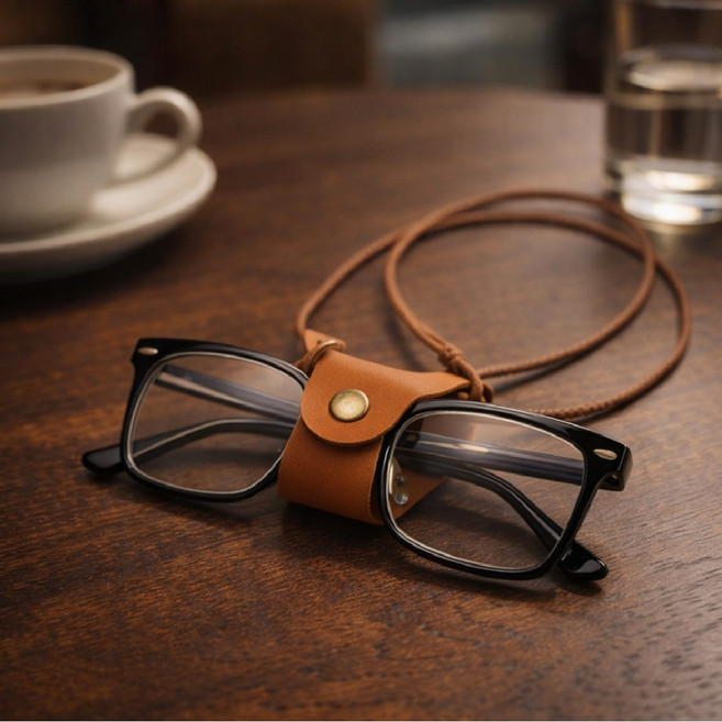 트레이드조이 휴대용 선글라스 목걸이 케이스 안경집 파우치