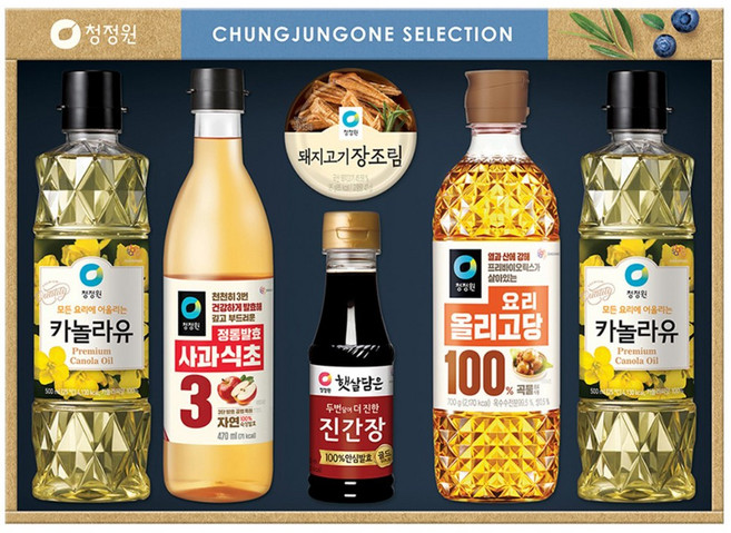 청정원 스페셜10호 25년 추석선물세트 혼합세트 3개 카놀라유 올리고당 진간장 사과식초 장조림, 3세트