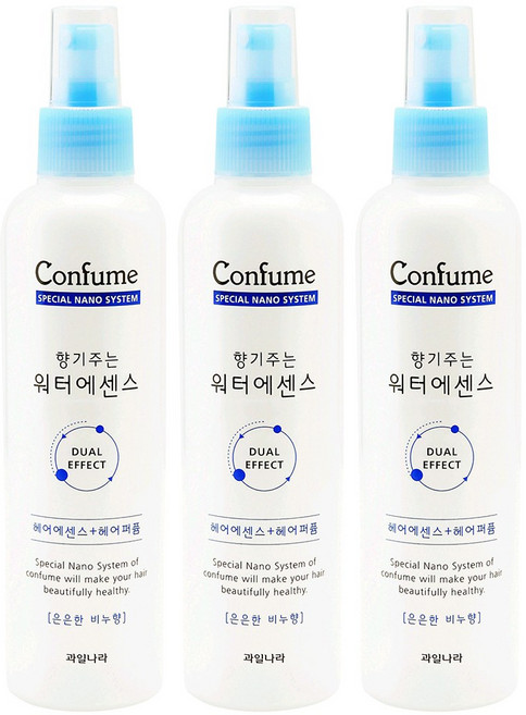 과일나라 컨퓸 향기주는 워터에센스 은은한 비누향, 252ml, 3개