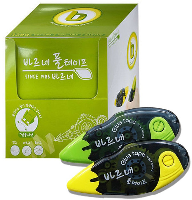 바르네 풀테이프 BGT-0180 12개 1갑 MB, 상세페이지 참조, 상세페이지 참조