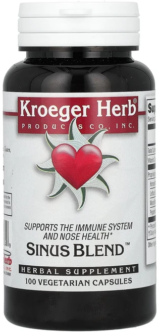 몸관리하세요 겨울입니다 Kroeger Herb Co Sinus Blend 베지 캡슐 100정 특별관리진행, KroegerHerbCoSinusBlend베지캡슐100, 1개 - 쿠팡