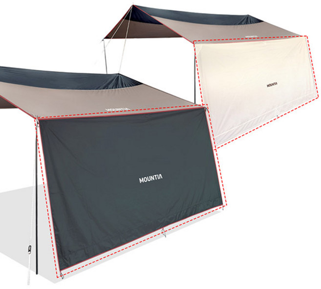 마운티아 타프 사이드월 450 차양막, 마운티아 타프 사이드월 450 아이보리