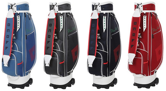 다이와온오프 6521 휠 캐디백여성, 레드