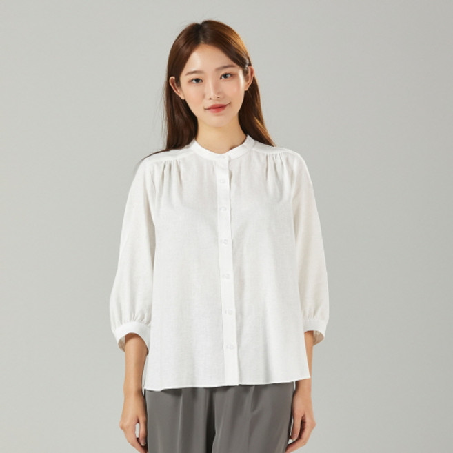 SS여성용 반팔면스판셔츠 7부소매린넨셔츠 긴팔면100셔츠 긴팔린넨셔츠 SS쿨한 캐주얼여자셔츠블라우스