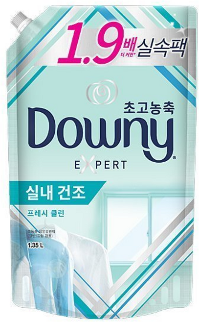 다우니 엑스퍼트 섬유유연제 프레시클린, 1.35L, 1