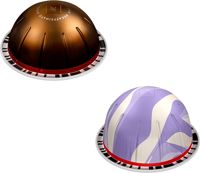 네스프레소 버츄오 풍미 좋은 디카페인 2종 (키아로 디카페나토 프렌치 라벤더 & 바닐라향 디카페나토), 2박스, 10개입, 10g