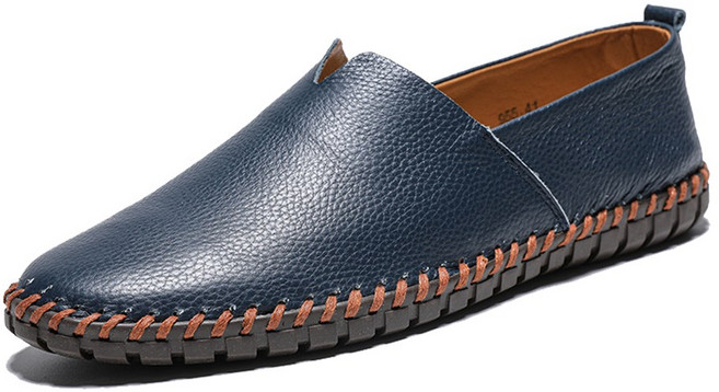 [ 보이앤맨 ] 남자 소가죽 초경량 로퍼 드라이빙 슈즈 편한 슬립온 운전신발