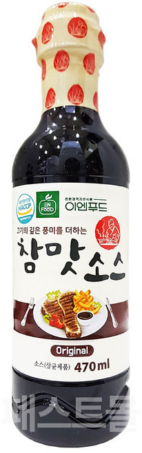 이엔 참맛소스, 470ml, 1개