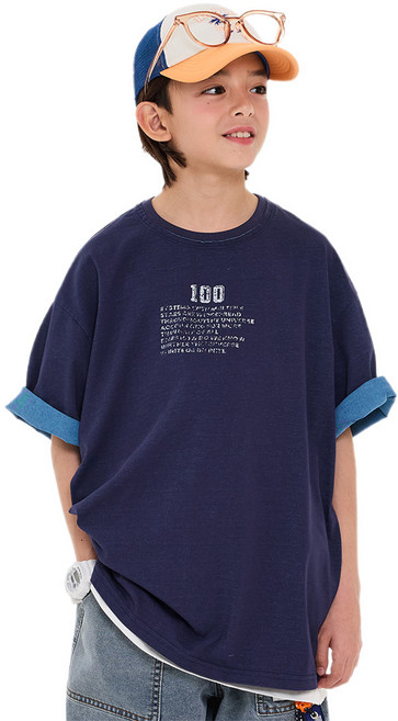 더베이지 여름 주니어 남아 티셔츠 하쿠 티셔츠 B4621