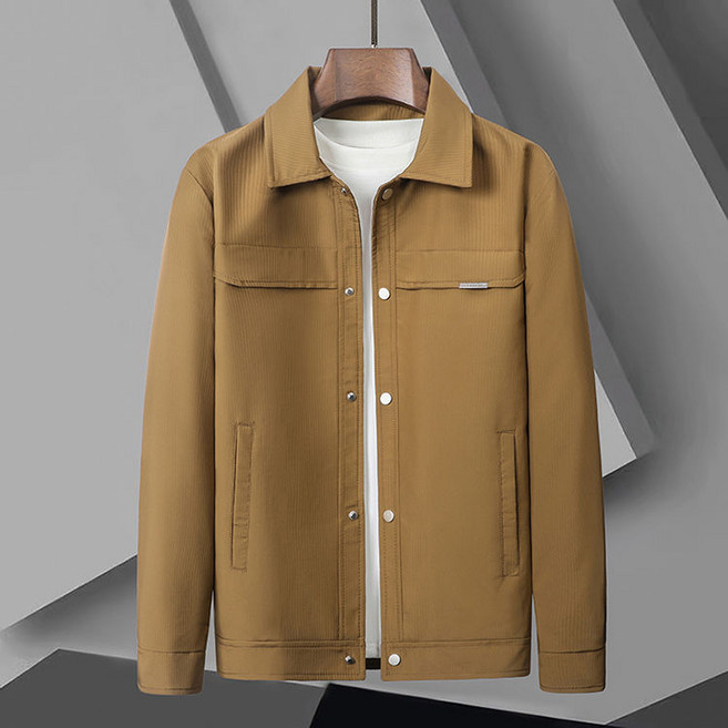 중년 남자 점퍼 봄가을 슬림핏 터틀넥 트렌드 코트 춘추 아우터 캐주얼 데일리 자켓 상의 SJS
