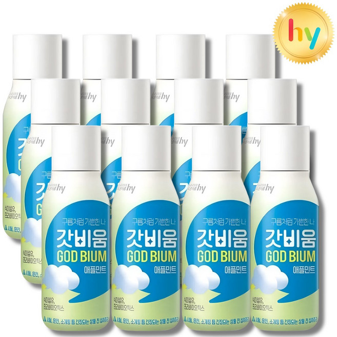 HY 한국야쿠르트 갓비움 애플민트, 230ml, 12개