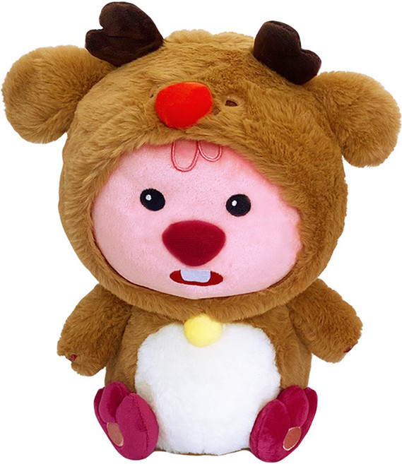 잔망루피 크리스마스 루돌프 봉제 인형 20cm