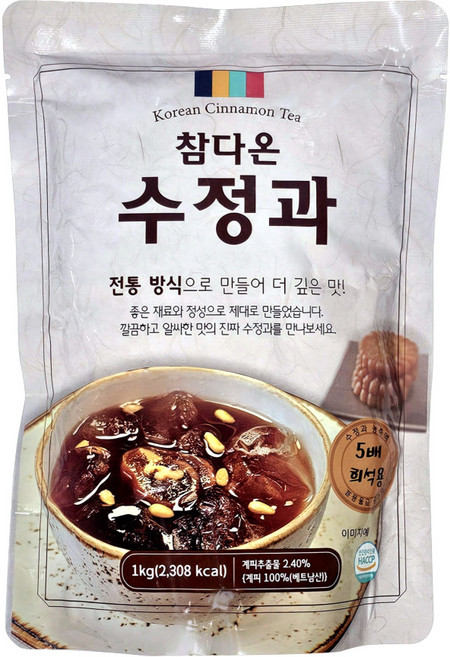참다온 수정과 원액, 1개, 790ml