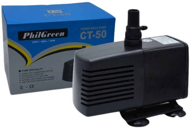 와우피쉬 필그린 파워헤드 수중펌프 CT-50 50w, 개, 1개