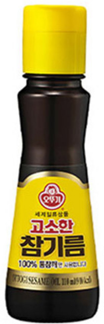 오뚜기 고소한 참기름, 110ml, 6개