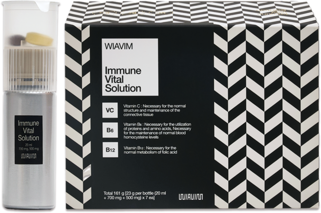 위아바임 이뮨 바이탈 솔루션 종합비타민 고함량 멀티비타민 식약청인증 미네랄 영양제, 1개, 7회분